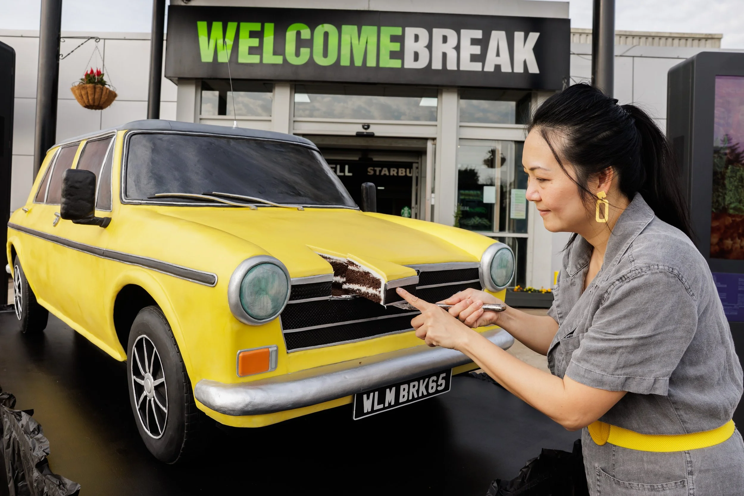 Austin/Morris 1100 Car Cake created to celebrate 65 Years of
